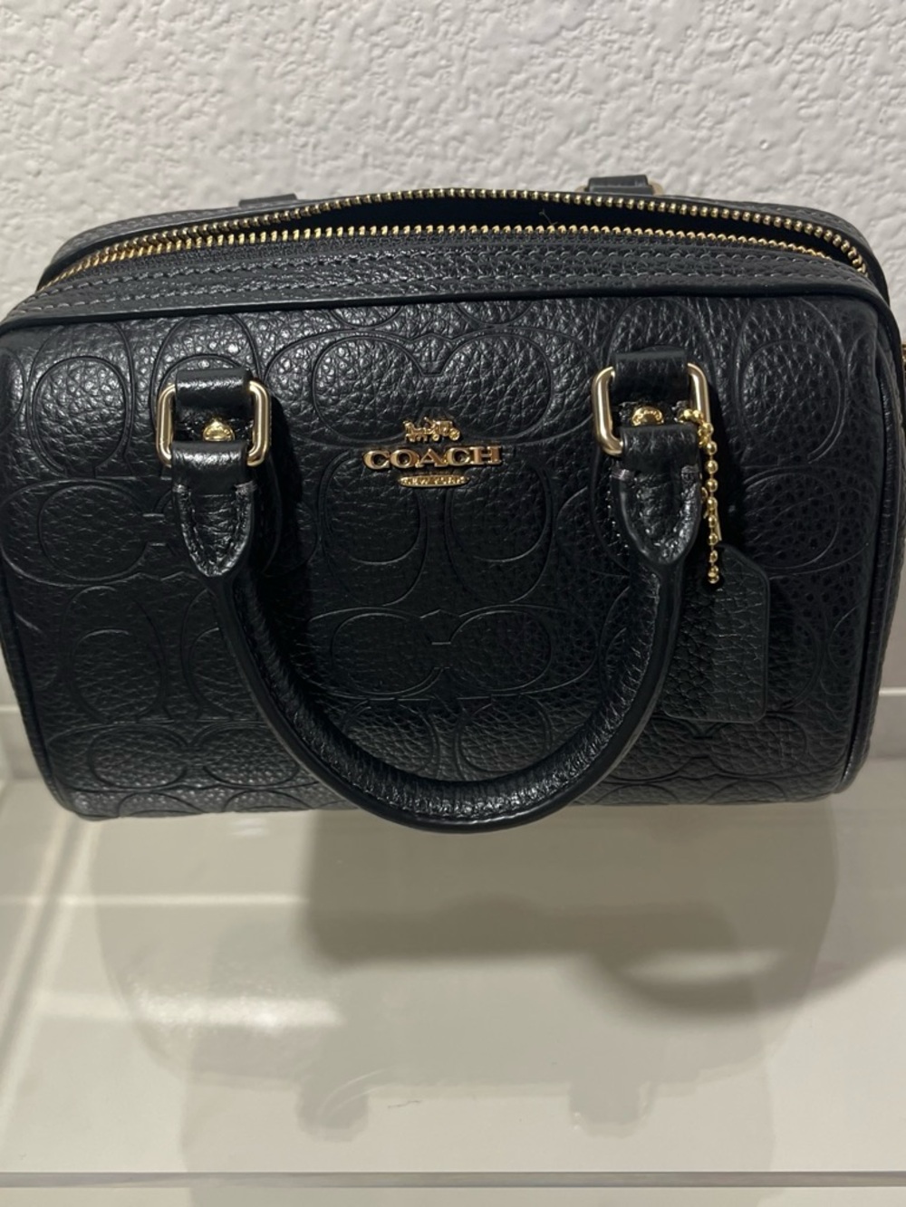 Coach Outlet Mini Rowan Crossbody Bag In Signature Leather